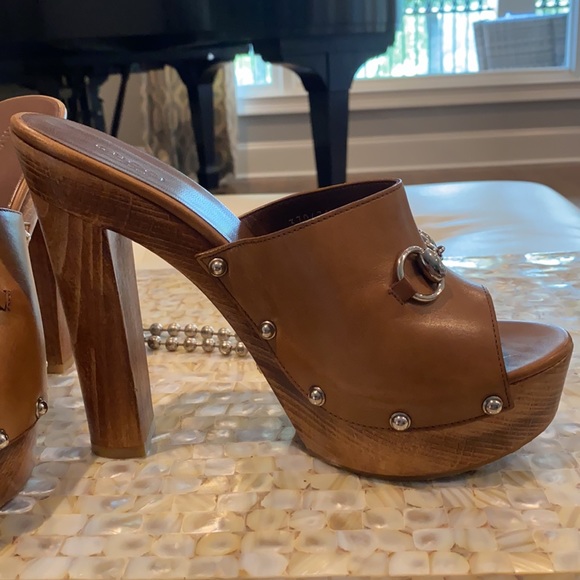 Gucci wooden platform knockouts - Picture 3 of 13